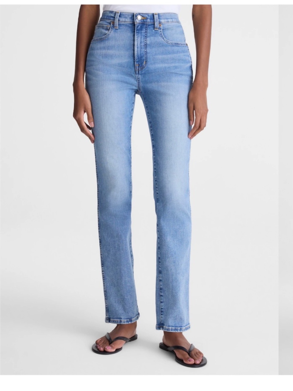 Madewell The Pencil Jean in Super Stretch Denim